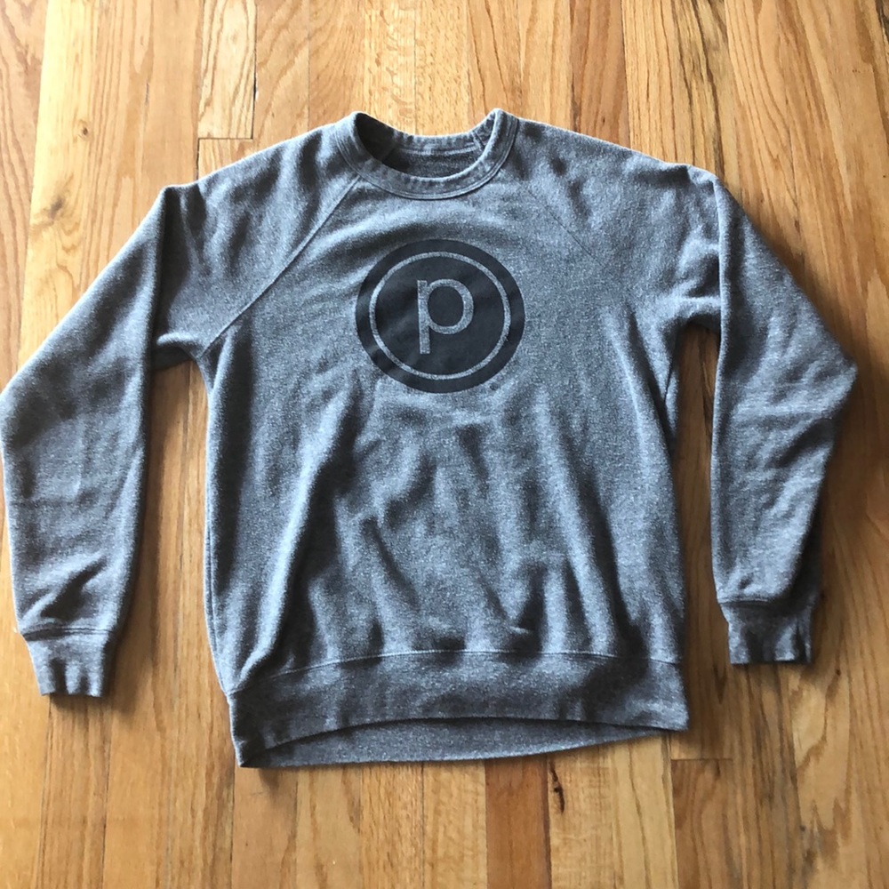 grey loose fit pure barre sweatshirt S